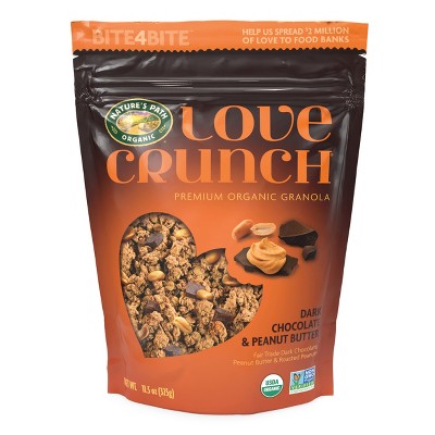 Nature's Path Love Crunch Dark Chocolate And Peanut Butter - 11.5oz : Target
