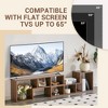 TiramisuBest 2-Piece Cube TV Stand, Free Combination L-Shaped Media Console with Open Storage Shelves for Living Room, Acacia Wood - 4 of 4