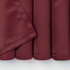 Chanasya 2pk Solid Contemporary Print Room Darkening Window Curtain Panels - Set of 2 - 4 of 4