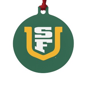 University of San Francisco Primary Logo Aluminum Holiday Christmas Tree Ornament - 1 of 4