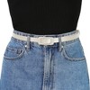 Allegra K Women's Thin Nonporous Rectangle Buckle Plus Size Jeans Dress Waist Belts - image 4 of 4