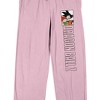 Dragon Ball Z Goku Logo Women’s Cradle Pink Sleep Pajama Pants - 2 of 4