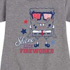 - SpongeBob SquarePants - Shine Like Fireworks Graphic Short Sleeve Fleece Dress - 2 of 4