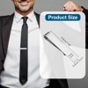Unique Bargains Stainless Steel Necktie Pinch Letter with Black Gift Box Initial Tie Clip for Men - 2 of 4