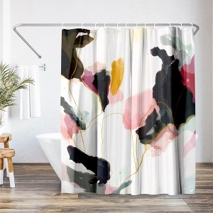 Americanflat 71" x 74" Shower Curtain, Homecoming by Louise Robinson - 1 of 4