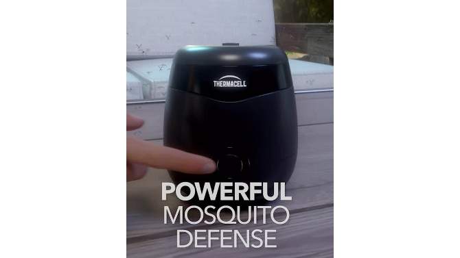 Thermacell Rechargeable Mosquito Repeller &#8211; Black, 2 of 10, play video
