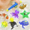 Color-Changing Magnetic Fishing Bath Toys, 10-Piece Sea Creature Set with Fishing Rod - 3 of 4