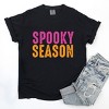 Spooky Season Bright Distressed - Women's Garment Dyed Graphic T-Shirt - 2 of 4