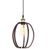 Chloe Lighting Cerdic Industrial 1 Light Oil Rubbed Bronze Ceiling Pendant 8" Wide - 2 of 3