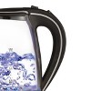 Brentwood Glass 1.7 Liter Electric Kettle with Tea Infuser in White  985117013M - The Home Depot