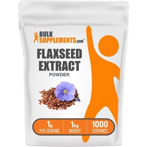 BulkSupplements Flaxseed Extract Powder - 1 of 4