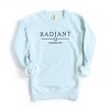 Simply Sage Market S.W.Smiley Embroidered Radiant Smiley Outline Garment Dyed Sweatshirt - 2 of 4