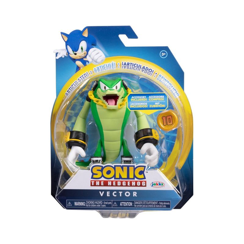 Sonic the Hedgehog Vector with Super Ring Action Figure, 3 of 7