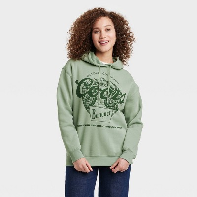 Green discount sweatshirt hoodie