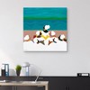 35" x 35" Remembrance Sullivan Island by Synthia Saint James Canvas Art Print - Masterpiece Art Gallery: High-Quality, Ready to Hang - 2 of 4