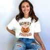 Simply Sage Market Women's Howdy Pumpkin Short Sleeve Garment Dyed Tee - 2 of 2