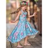 Secret Garden Rose Hi-Lo Ruffle Dress Mia Belle Girls - 3 of 4