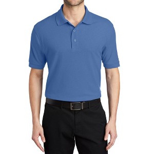 Mafoose Men's Short Sleeve Soft Silk Touch Classic Polo Shirt for Everyday Comfort - 1 of 4