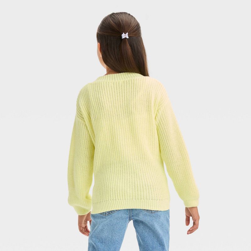 Girls&#39; Button-Front Cardigan - Cat &#38; Jack&#8482;, 3 of 9