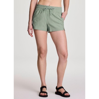 Avalanche Women's Quick Drying Hiking Short Stretch Twill Woven Walking Shorts with Zipper Pockets