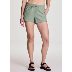 Avalanche Women's Quick Drying Hiking Short Stretch Twill Woven Walking Shorts with Zipper Pockets - 1 of 4
