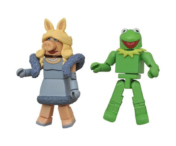 Muppets Minimates Series 1 2-Pack: Kermit & Miss Piggy
