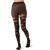Memoi Women's Floral Sheer Tights - 2 of 4