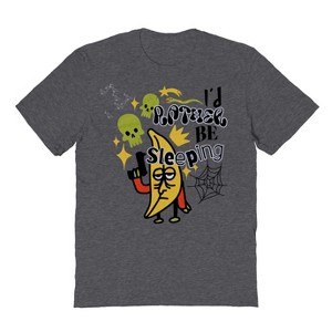 Rerun Island Men Id Rather Be Sleeping Short Sleeve Graphic Cotton T-Shirt - 1 of 4