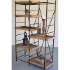 Iron & Wood Adjustable Display Shelving Unit 64"H – Industrial Multi-Shelf Storage by Kalalou - 3 of 3