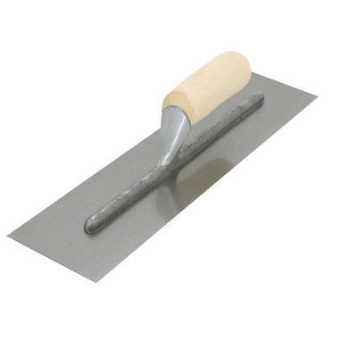 MARSHALLTOWN High Carbon Steel Finishing Trowel – 3x16 Inch, DuraCork Handle, Made In USA
