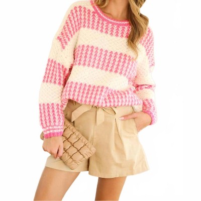 Women's Melissa Spring Ribbed Sweater - Vine & Love