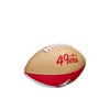 NFL Wilson Retro Jr Football - San Francisco 49ers - 4 of 4