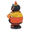 Johanna Parker Purscilla Spookiness Jar - One Black Cat Lidded Figurine 6.5 Inch, Polyresin - Halloween Johanna Parker Black Cat JP2025 6.5 Inch - 3 of 3