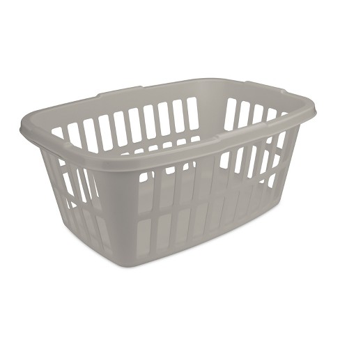 Large Woven Rectangular Storage Basket Gray/white - Brightroom™ : Target