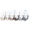 Hudson Baby Unisex Cotton Rich Newborn and Terry Socks, Neutral Heel Toe - 2 of 4