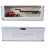 International KB-8 Truck with Lowboy Trailer Red and Black 1/50 Diecast Model by SpecCast - 3 of 3