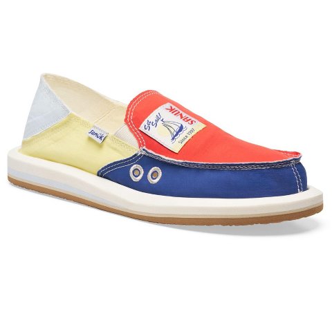 Женские туфли Sanuk Women's Donna Novelty Loafers - Set Sail, 9