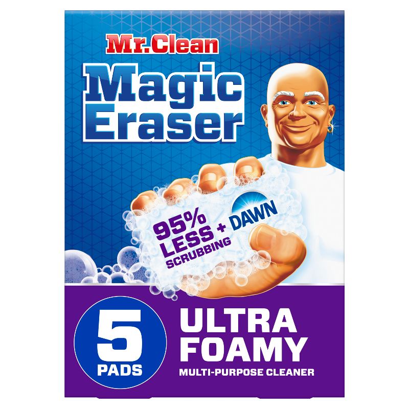 Mr. Clean Magic Eraser Ultra Foamy Multi-Purpose Cleaner - 5ct, 1 of 9