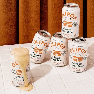 OLIPOP Classic Root Beer Prebiotic Soda - 12 fl oz_4