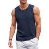 COOFANDY Men's Casual Tank Tops 1 PC&2PC Knit Sleeveless Lightweight Tee Muscle Basic T Shirts - 4 of 4