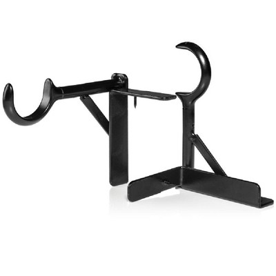 TAP BRACKET TBBLACK-MC6 As Seen On TV Curtain Bracket, Black, 30 Lb