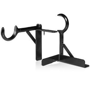 TAP BRACKET TBBLACK-MC6 As Seen On TV Curtain Bracket, Black, 30 Lb - 1 of 1