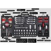 Apollo Tools 101pc Mechanics Tool Kit DT0006 Red: Steel & Plastic, Comfort-Grip, Interchangeable Bits, Easy Storage - 3 of 4