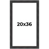 PosterPalooza | Traditional Black Picture Frame - UV Acrylic, Foam Board Backing, Hanging Hardware - 2 of 4