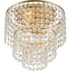 Crystorama Lighting Gabrielle 3 - Light Flush Mount in  Antique Gold - 3 of 4