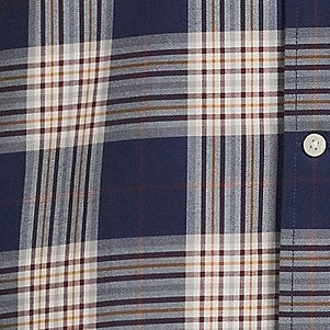 deep sea navy/burgundy plaid