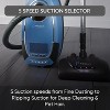 Prolux QX90 Bagged Canister Best Rated HEPA Vacuum with Powerhead for Home - 3 of 4