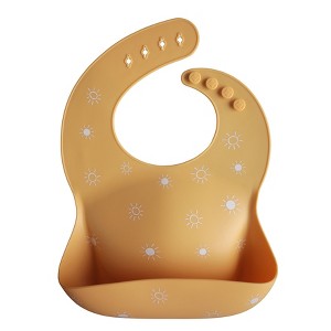 Mushie Silicone Baby Bib - 1 of 4