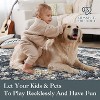 Hallway Runner Rug, Machine Washable Foldable Carpet, Low Pile Plush Polyester Area Rug for Kitchen, Bathroom, Bedroom & Living Room - 4 of 4
