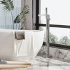 Freestanding Bathtub Filler with High-Flow Shower Mixer Valve - Floor Mounted Freestanding Tub Spout and Standing Shower Faucet System - 2 of 4
